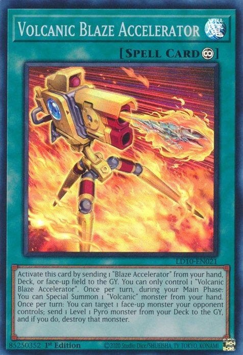 Volcanic Blaze Accelerator [LD10-EN021] Super Rare