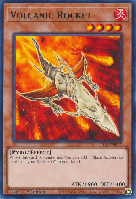 Volcanic Rocket [LD10-EN027] Rare