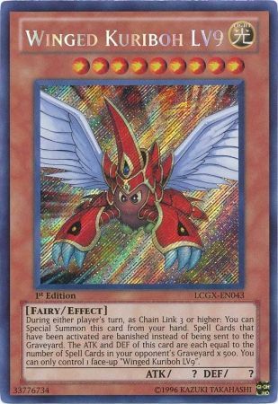 Winged Kuriboh LV9 [LCGX-EN043] Secret Rare