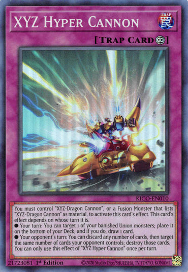 XYZ Hyper Cannon (Super Rare) [KICO-EN010] Super Rare