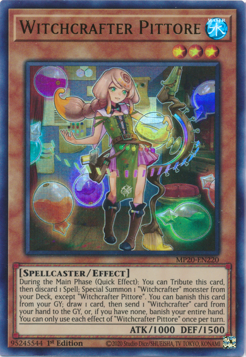 Witchcrafter Pittore [MP20-EN220] Ultra Rare