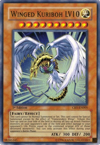 Winged Kuriboh LV10 [CRV-EN005] Ultra Rare