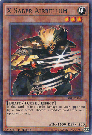 X-Saber Airbellum [BP03-EN063] Shatterfoil Rare